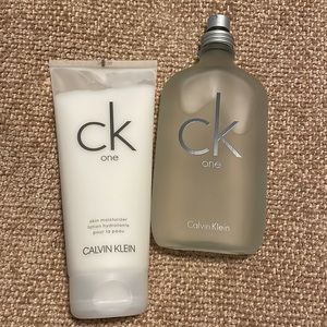 Calvin Klein ckOne perfume and lotion set